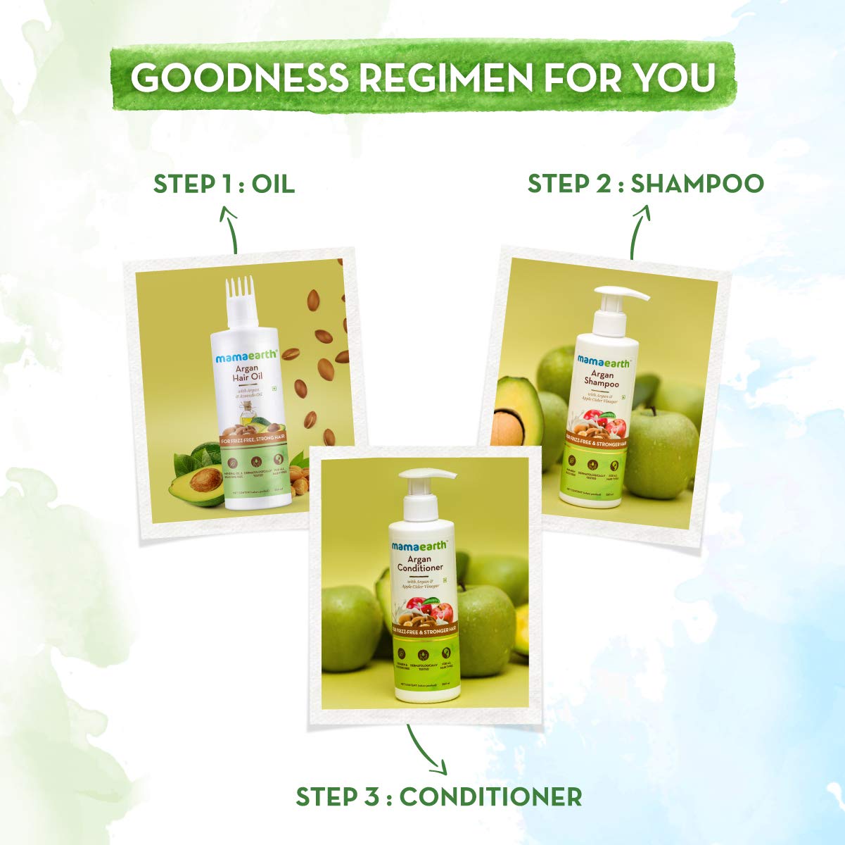 Argan Hair Oil with Argan Oil and Avocado Oil for Frizz-Free and Stronger Hair, 250 ml-7.webp